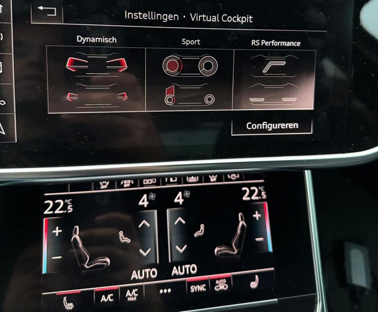 Audi retrofit parking assist sensors fitted on bumper