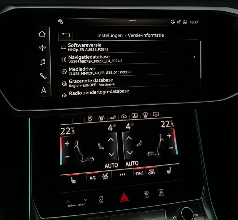Audi retrofit parking assist sensors fitted on bumper