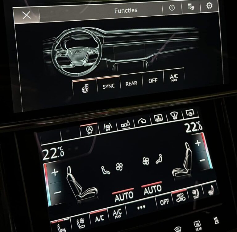 Audi retrofit advanced driver assistance system display