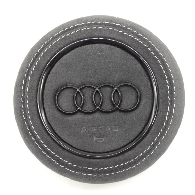 Black Alcantara White Stitching Black Accents